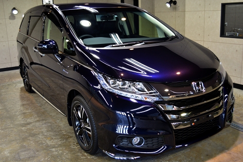 Honda オデッセイhybridのガラスコーティング 車とバイクのガラスコーティングはリボルト千葉へ 千葉県千葉市